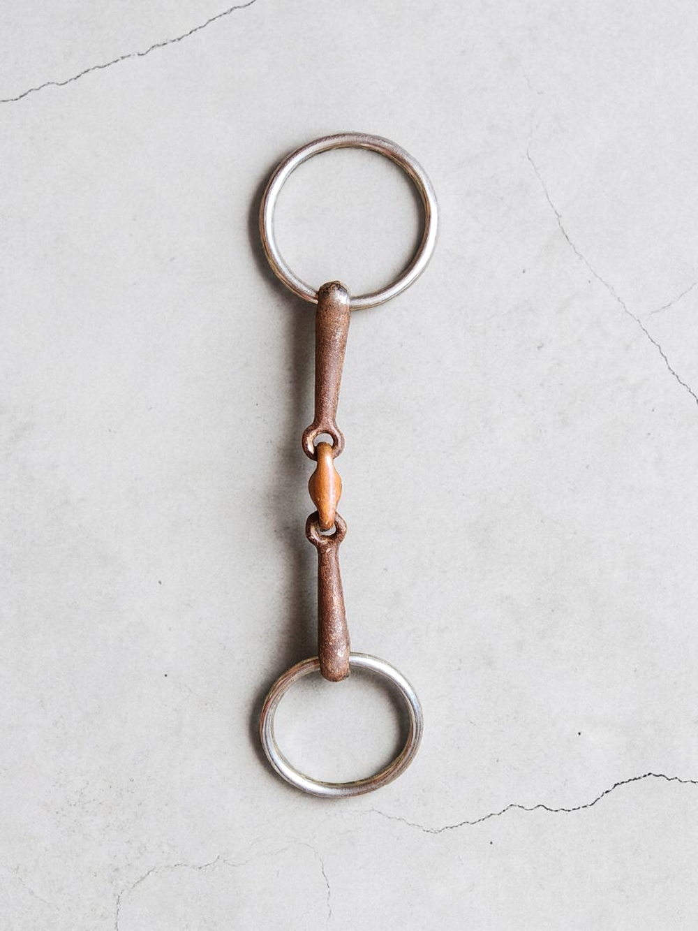 6" Sweet Iron Loose Ring, Copper Lozenge